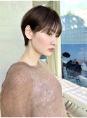 大人マッシュショート/コンパクトショート/耳掛けショート/青山