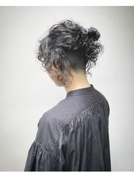 ミシン パーマとカリアゲ