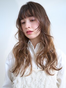 ロンドアンメゾン 原宿(Lond un Maison.) ウェーブミディアムメルティカラー×レイヤーカット韓国[原宿]