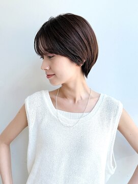 トルネード(TORNADO) 大人丸みショート前髪ありマッシュショコラブラウンK20250517