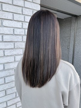 オーガニックエコ 川越(organic+eco) 30代40代大人かわいいブラウンハイライト×レイヤー