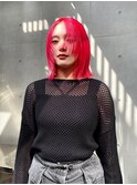 red/赤髪 レイヤーボブ