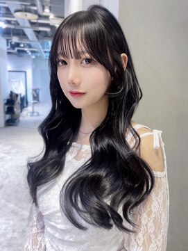 アイティーバイアルバム 藤沢店(IT by ALBUM) ロング韓国ヘアフェイスフレーミングおくれ毛_F0787