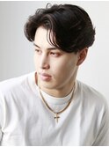 men's/メンズ/刈り上/げセンターパート/ダウンパーマ/渋谷