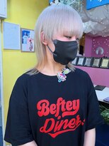 トーク 伊丹本店(TAL'KE)&nbsp;TAL’KE/伊丹/ケアブリーチ/ウルフカット/ホワイトアッシュ_1481