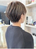 福山市美容室Caaryふわっとショートヘア似合わせショート