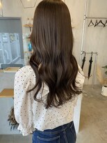 シェル 津山の手店(shel)&nbsp;ブラウンベージュレイヤーカット透明感