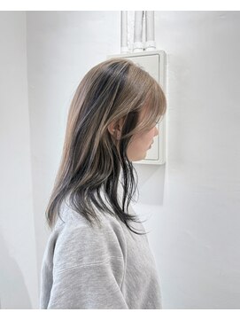 ミュー(Mu) デザインカラー　ローライト　グレージュ