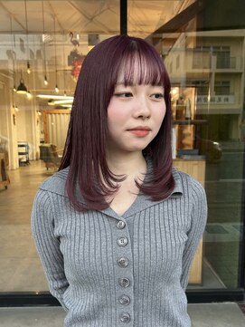 ピンクラベンダー/ブリーチカラー