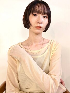  fit stand 千葉/ショートボブ/カット/パーマ/ダブルカラー/トリートメント/縮毛矯正 イメチェン/ピンクベージュ/アンブレラカラー[千葉]