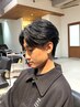 メンズカット+縮毛矯正