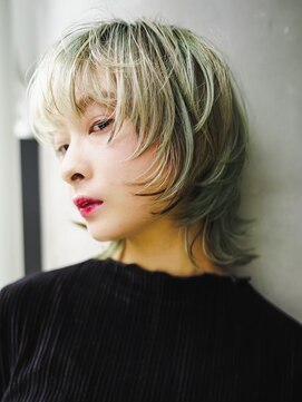 マノ 千歳烏山(MaNO) 〈m45〉大人ショートハイライト髪質改善キッズカット前髪30.40代