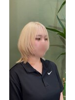 ブランチ(branch)&nbsp;【海外風レイヤーウルフ×ホワイトブロンド】