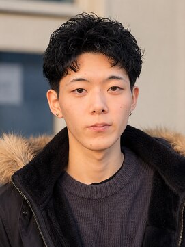 心斎橋 カイ(X) メンズカット/ men's/メンズパーマ/ショートパーマ/ショート