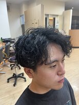 クレス 東武練馬店&nbsp;無造作だけど清潔感のあるシャドウパーマ/ルーズパーマ