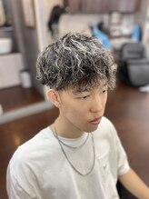 ジェイビーヘアー(JB HAIR)&nbsp;ホワイトメッシュ×パーマ