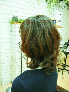 エヴァフェイス(EVAH FACE) 伸ばしかけでも！フワッとくびれヘアパーマはいかがですか♪