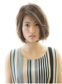 【VIRGO】30代40代向け大人レイヤーボブ・フォギーグレージュ