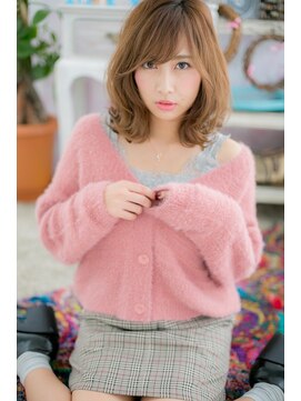 ミック 日暮里店(miq) ハートわしづかみ！ゆるハネくびれミディ 【miq 日暮里】