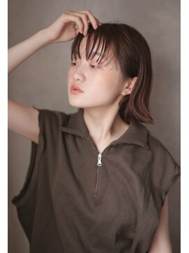 ソイ コンク 下北沢(soi conc) 外ハネ×切りっぱなしボブ