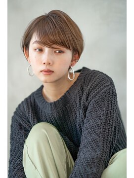 ハバナ 天神(HAVANA) 【HAVANA天神】大人かわいい☆前下がりショートボブ×グレージュ