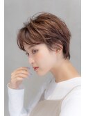 【roijir 表参道】大人束感ショート×くすみベージュ