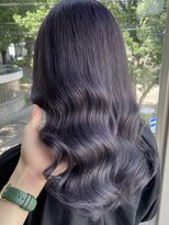 インク サカエ(inq sakae)&nbsp;オフィスOK♪パープル×ゆるふわロング