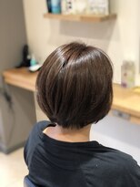 ヘア リミックス ダブル(hair remix W)&nbsp;丸みが可愛いショートボブ