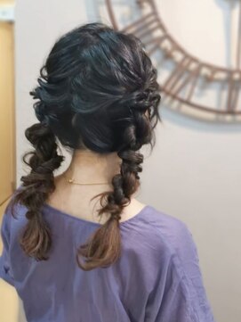 ヘアセットサロン ミント(Hair set salon MINT) 編みおろしツイン