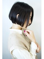 ニット 銀座(knit) 《knit銀座》大人黒髪20代30代40代ショートボブ丸み前下がり