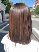 ビルド(build)&nbsp;【韓国風】切りっぱなし×マロンブラウン/新越谷 南越谷