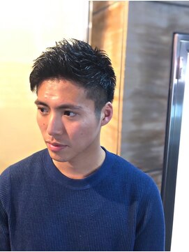 ヒロギンザ 銀座一丁目店(HIRO GINZA) ツーブロックアップバンク刈り上げ