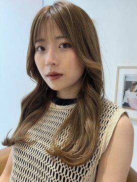 ロンドルーチェ 心斎橋(Lond luce) ダークアッシュ/ミディアムレイヤーカット［髪質改善/縮毛矯正］