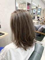 リベストバイジェービー 稲毛(li best. byjb)&nbsp;ペールベージュ/セクションカラー/外ハネボブ[稲毛/稲毛駅]