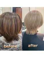 ラ シェンテ エイジア 川西(La Sente Aja)&nbsp;【脱白髪染め】ミルクティーベージュ