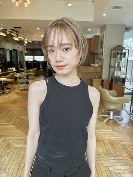 ビュートリアム 南青山(BEAUTRIUM) マッシュボブ　顔まわりカット　ショートボブ　20代30代