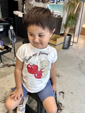 十角髪 キッズカット