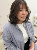 柔らかベージュ［酸性ストレート/ヘアセット］