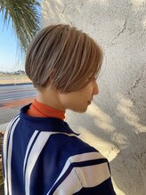 エルバッチャ 千代田町店 太田(Lbaccia) ダブルカラー*ハイトーンベージュ