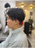 MEN’S HAIR カルマパーマアッシュブラックウルフパーマ