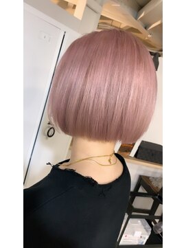 ラフ 難波店(LAFF) #セミディ#シアカラー#ショートヘアー#姫カット#ダークアッシュ