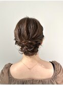 【ヘアセット】シニョン