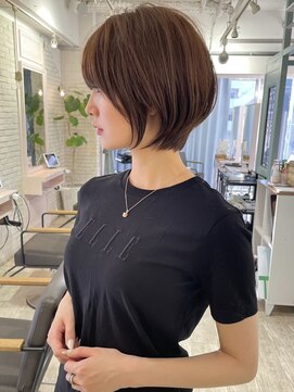 ロンドウル 熊本(Lond ulu) 大人可愛いショート/ベージュ/イメチェン [熊本/上通/下通〕