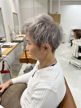 ネイロ 錦糸町(NeiRo) 魅力倍増カールセミディシアーカラーダークアッシュショートヘア