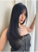 レイヤーカットハイライトショートヘアイルミナカラーオージュア