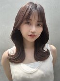 チョコレートブラウン くびれヘア【肥田亜沙美】