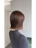 タッセルボブぱつっとボブbob艶髪暗髪透明感心斎橋南船場
