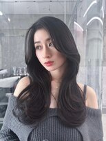 フィヴェント(Fivent)&nbsp;メルティカラー似合わせカットフェミニンロング韓国レイヤー