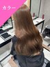 【平日12時～限定】カット+カラー＋髪質改善プラチナトリートメント[藤枝]