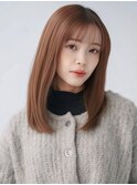 《Agu hair》フェミニンレイヤー×numberA.アクアバームセラム